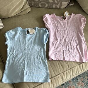 Kids Light Blue and Pink T-Shirts